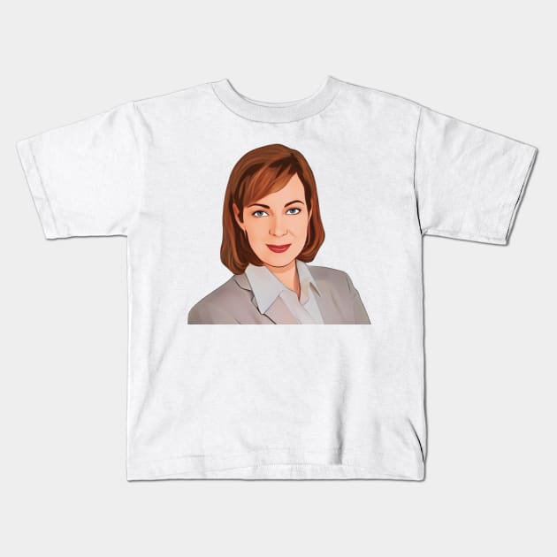 The West Wing CJ Cregg Kids T-Shirt by baranskini